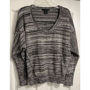 Calvin Klein‎ Sweater Womens Sz Large Black Knit Dolman Sleeve
